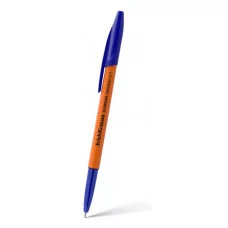 Ручка шариковая ErichKrause Slender Stick Orange 0.7, Super Glide Technology, цвет чернил синий  630