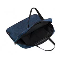 Папка на молнии А4 СИНЯЯ (П-1525) с ручками, внут.карман, 350х270x60мм П-1525