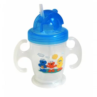 Поильник с ручками и трубочкой, 250 мл 1204 469-172