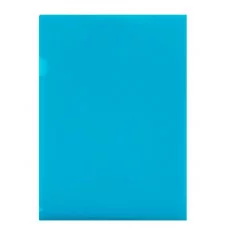 Папка-уголок, А4, 180мкм, голубой ПК-8708