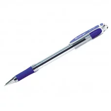 Ручка шариковая Berlingo "I-15" синяя, 0,7мм, грип BERLINGO_ 209385