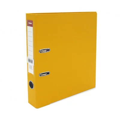 Регистратор 8,0 см. PVC INTELLIGENT BS-124 Желтый (2/50) 308128