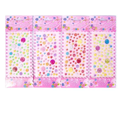 Наклейки-стразы Alingar, акриловые, пакет с европодвесом "Декор" AL8148