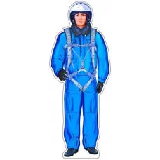 Плакат вырубной А3. Летчик (с ом) - группа Профессии 00-00014281 Ф-9355 4630112005318