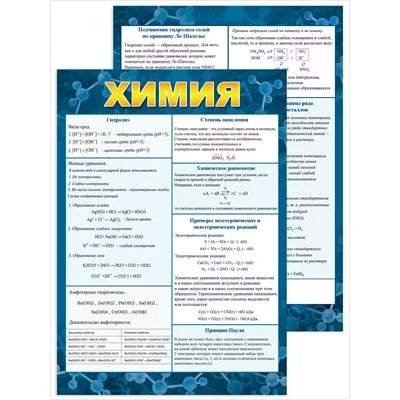 Шпаргалка А5 "Химия" 3000305
