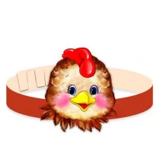 МА-8480 Маска-ободок. Курочка / Маски-ободки изд-во: Сфера авт:(о) Маски 4607811853359