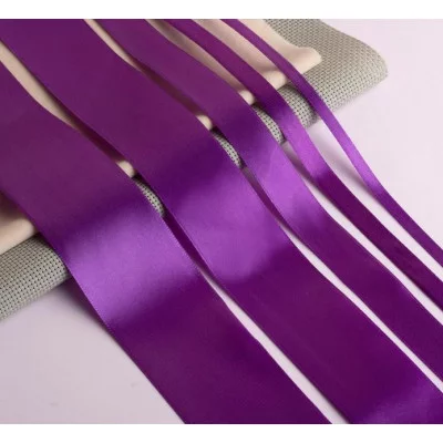 Лента атласная 2 см*25±1ярд №35 фиолетовый АУ 2611777