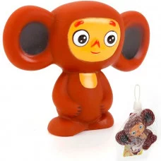 Игрушка пластизоль для ванны Чебурашка СОЮЗМУЛЬТФИЛЬМ 1 шт. в сетке КАПИТОШКА 223448