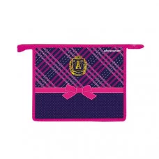 Папка д/тетрадей 1 отд. А5 МОДНЫЙ КОЛЛЕДЖ 235х190х50 молния пластик 154291