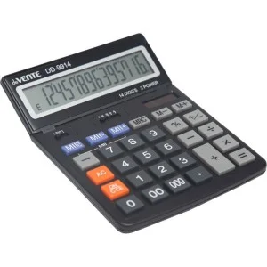 Калькулятор 14 разр., "deVENTE" DD-9914, 154x203x25, большой экран, подъемный дисплей, 2-е питание, 4031335