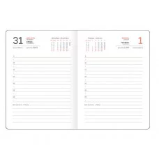 Ежедневник датированный 2026г., А6, 176л., твердый переплет, кожзам, BG "Winner. Brown", коричневый 380091