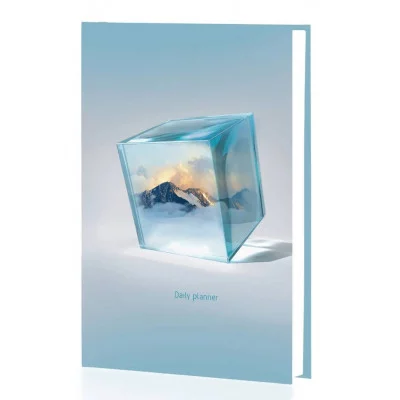 Ежедневник А5 128л "Ледяные горы" КанцЭксмо ЕЖФ24512819