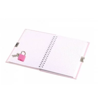 Подарочный блокнот 11,0 см * 15,0 см , гребень, Alingar, ламинация, конгрев, эффект 3D, замочек, 45 л., клетка, "Милый единорог" AL11710