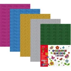 Фоамиран с блестками А3 2мм 05л 05цв е/п DEVENTE 8013803 187606