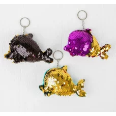 Мягкий брелок-хамелеон "Рыбка" цвет МИКС 4309271