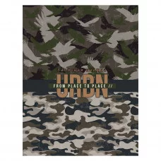 Записная книжка А5, Проф-Пресс, 7БЦ, ламинация, 80 л, Серьезный камуфляж 80-1934