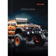 ЗАПИСНАЯ КНИЖКА А7 64л. БОЛЬШИЕ КОЛЁСА 64-1682 переплет 7БЦ,