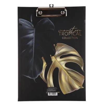 Планшет с зажимом А4 мат ламин 3мм FIORENZO Тропический шик 231755 231755