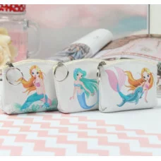 Кошелек дет Русалочка, 10*2*7,5, отд на молнии, кольцо, микс 3483525