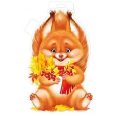 Плакат "Белка с рябиной" 59.377.00