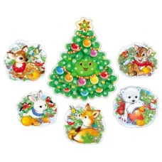 Комплект для оформления интерьера. Новогодняя Лесная сказка! Сфера КБ-12967