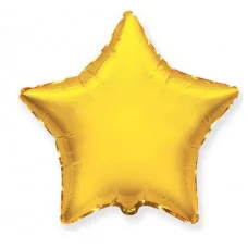 Шар (18\'\'/46 см) Звезда, Золото, 1 шт. 301500O