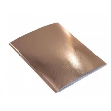 Тетрадь 48л. А5 клетка Alingar "Gold metallic" скрепка 1шт AL12403