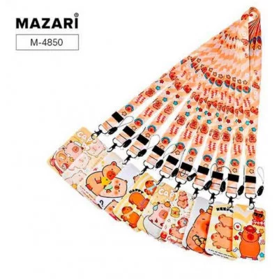 Бейдж КАПИБАРА 70x110мм шнурок M4850