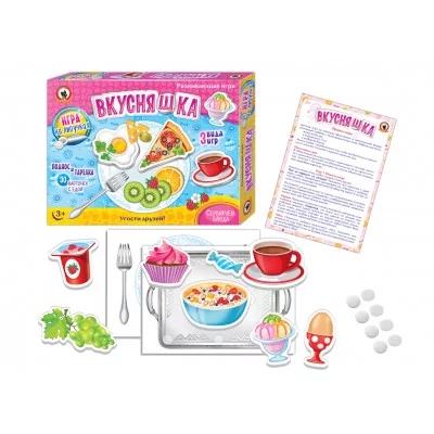 Игра на липучках. "Вкусняшки" 03273