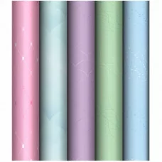 Упаковочная бумага 1шт глянц. 70*100см, MESHU "Паттерн. Узор", 80г/м2, ассорти 5 дизайнов 358112