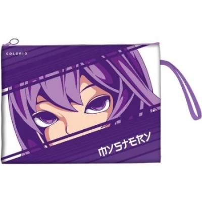 COKB-UT1-1018S Папка для тетрадей А4+ из силикона на молнии с петелькой. Colorio