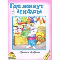Где живут цифры (пропись-тетрадь цветная) 978-5-00161-190-5 Алтей Д. Морозова Пропись-тетрадь цветная 9785001611905