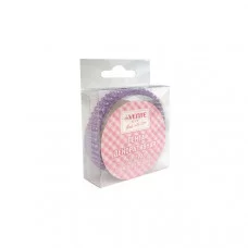 Клейкая лента декоративная 16мм*0.5м полипропилен "Стразы" сиреневый е/п DEVENTE 9040221 857357