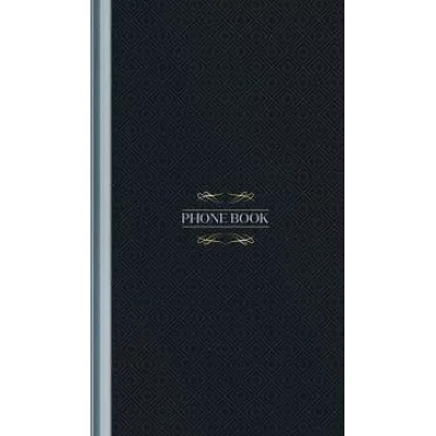 Телефонная книга А5, 80л., 7БЦ, OfficeSpace "Моноколор. Dark", выборочный УФ-лак, с высечкой 362360