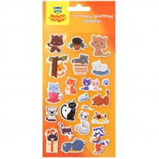 Наклейки объемные Мульти-Пульти "Котята" 300819