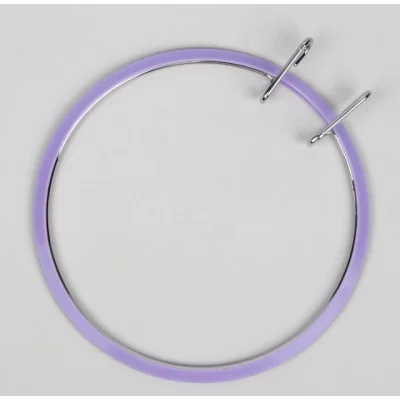 Пяльцы пластик с металлической застёжкой d17,5см сиреневый АУ 4693517