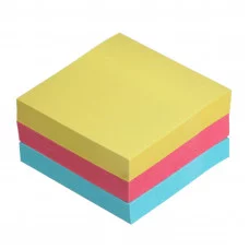Блок с липким краем 51мм*51мм 300л, 3 цвета пастель 5491820