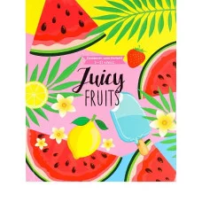 TM"Profit" Дневник школьный 40л. ДОЛЬКИ ФРУКТОВ-1 (Д40-9960) 7БЦ,глянц.лам.,универсальн. Д40-9960