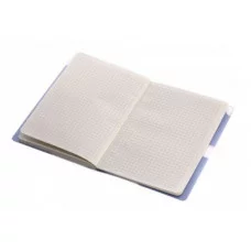 Подарочный блокнот 12,5 см * 17,5 7БЦ, Alingar, ламинация soft touch клапан на магн со стразой, 95л. Мишка-водолаз AL12069