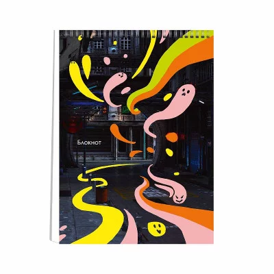 Блокнот А5 80л Город контрастов КанцЭксмо БК580249