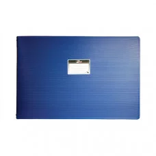 Папка с кольцами РЕГИСТР А3 4 кольца 1000 мкм 25 мм синий пластик горизонтальная 067685