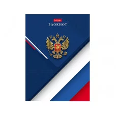 Записная книжка 64л А6ф клетка/линия тв.переплет мат.ламин.-Россия- 64ЗКт6В5_30042