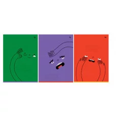 Тетрадь 96л., А4, клетка BG "Monocolor. Emotions" 373466