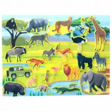 Игра Сафари из фетра на липучках 03956 832-168