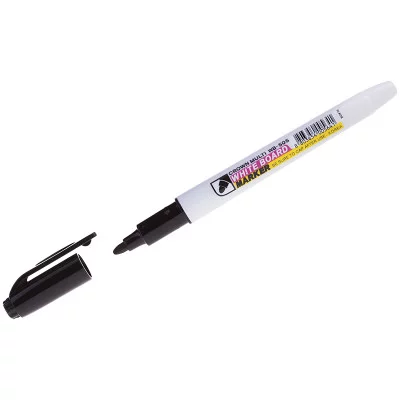 Маркер для белых досок Crown "Multi Board Slim" черный, пулевидный, 2мм Crown 207890