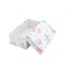 Коробка прямоугольная подарочная 1 шт Зайка на воздушном шаре 19 х 12 х 7,5 см РазборПП-4506