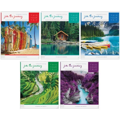 Тетрадь 48л., А5, клетка ArtSpace "Природа. Радость путешествий", ВД-лак, эконом Спейс 257173