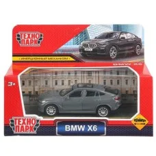 Машина металл BMW X6 длина 10,5 см инерц мокрый асфальт 407295