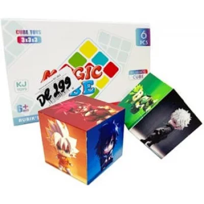 Кубик-Головоломка  DE-299 "Аниме" 3*3, грань 5,5 см, в к/к №6599 (6/360)   330606