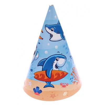 Колпак Акулы (16 см, 6 шт, без хэдера) ШН-6902